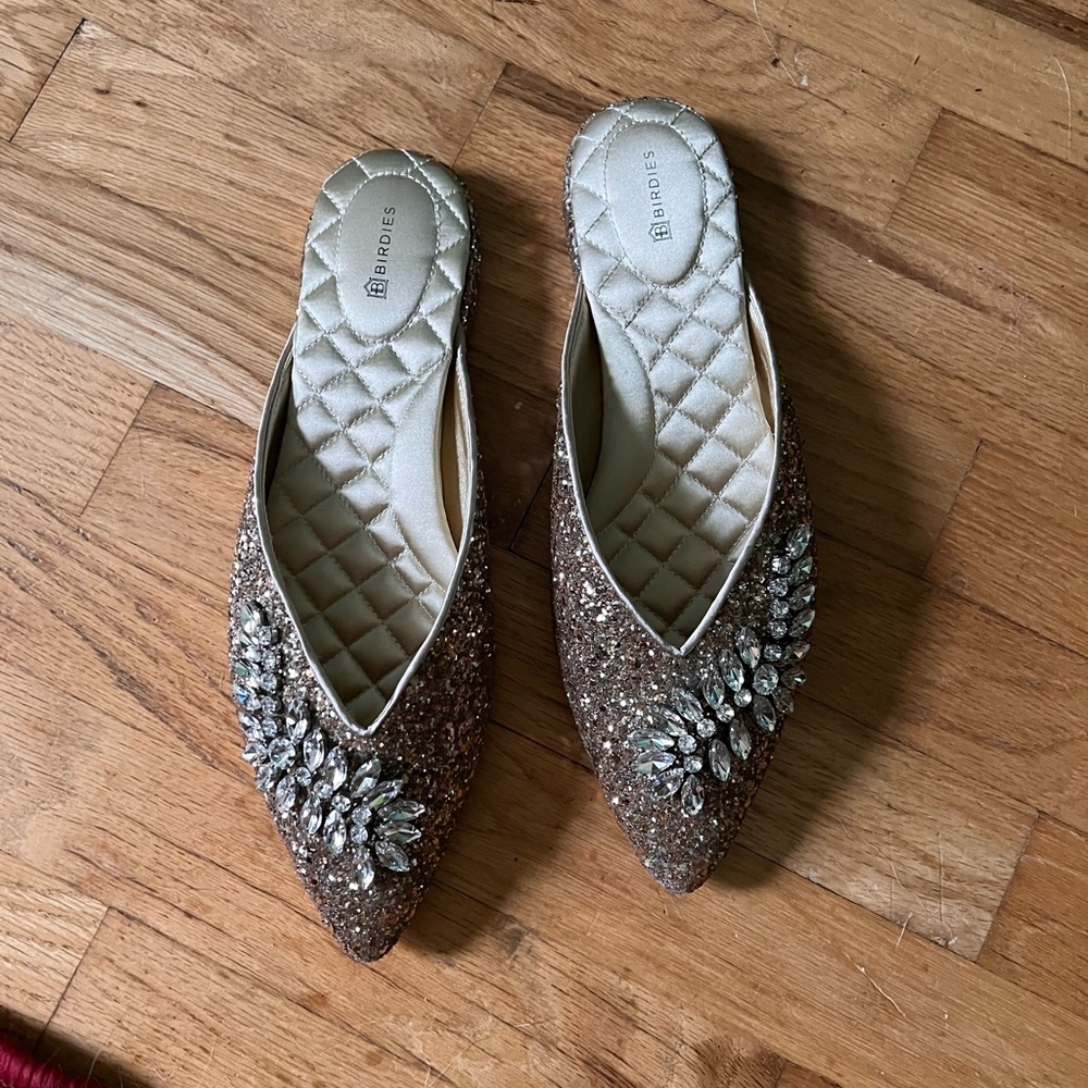 Birdies Swan Slide Jeweled Size 9